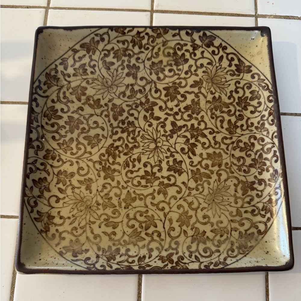 NEW- Sound Collection square plate by Sousaku Japan- replacement plate- NWOT